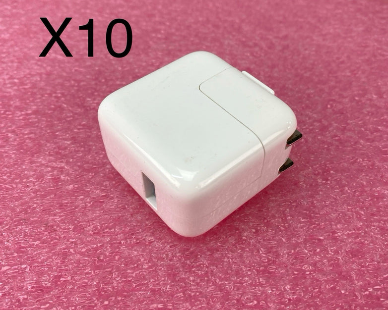 Apple A1401 12W USB AC Adapters - Lot of 10