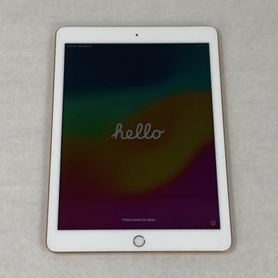 Apple iPad 6th Gen A1893 32GB 9.7" Wi-Fi Gold IOS 17.7.9