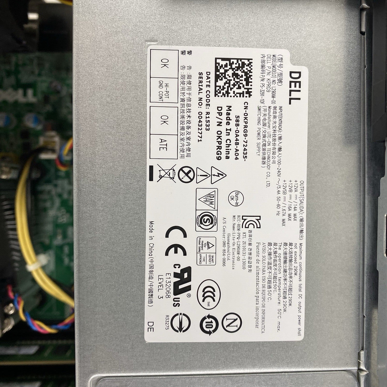 Dell Precision T1700 MT Intel Xeon E3-1226 v3 3.3GHz 8GB RAM No HDD No OS