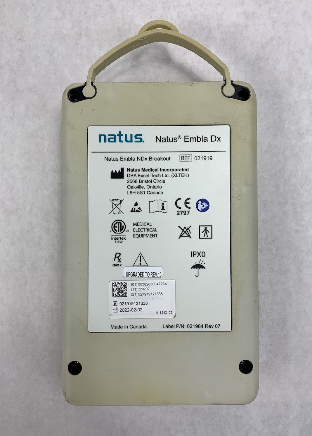 Natus Embla Dx Brain Monitor 021919 Breakout Box