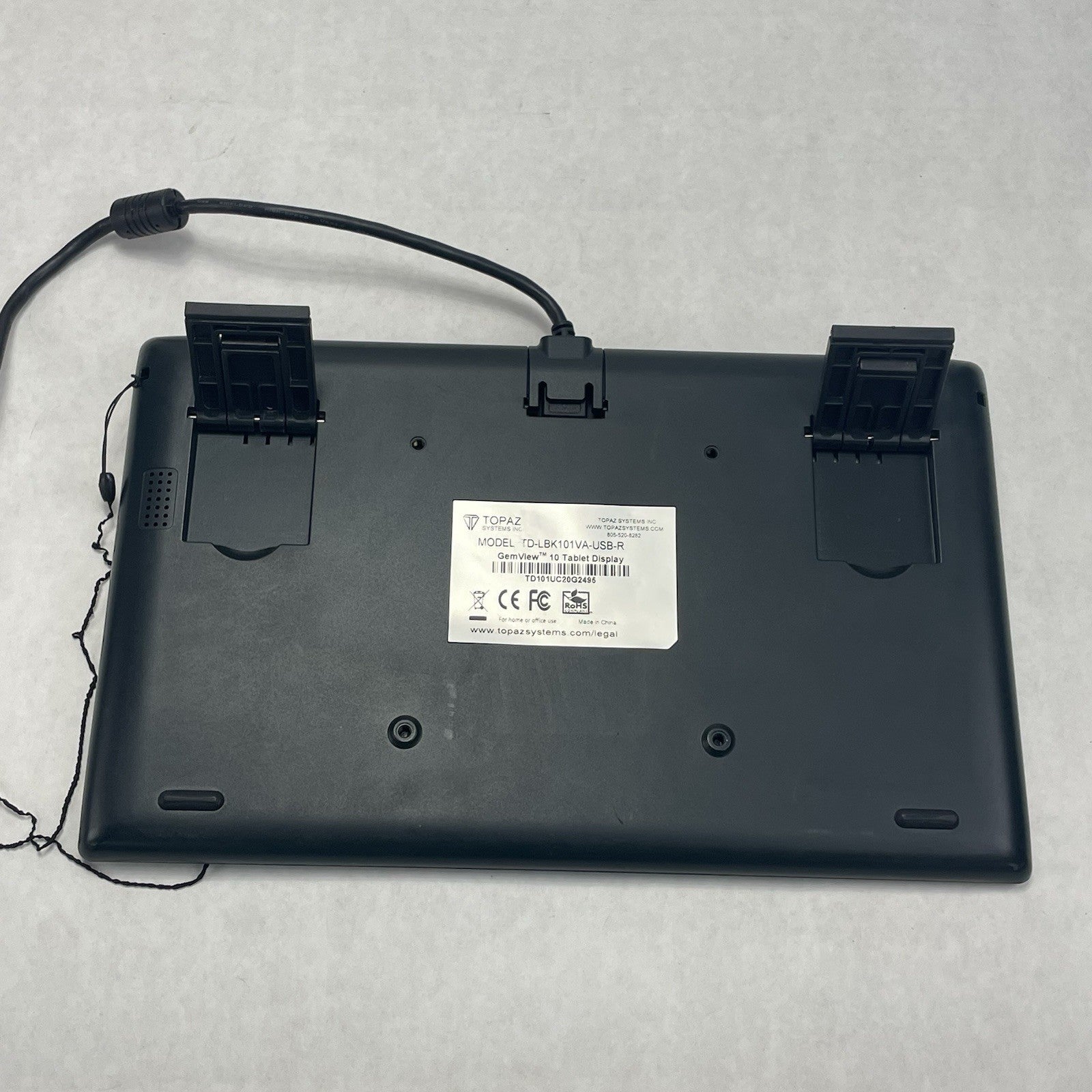 Topaz TD-LBK101VA-USB-R USB Signature Terminal Power Tested8