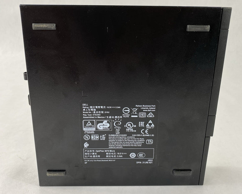 Dell OptiPlex 3070 Micro Intel Core i5-9500T 2.2GHz 8GB RAM No HDD No OS