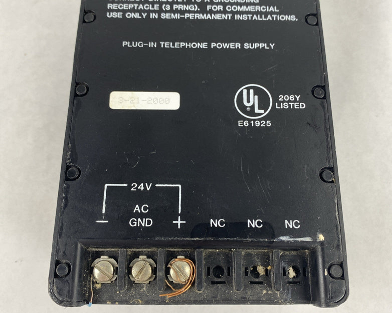 Valcom VP-1024 Power Supply 120VAC 0.4A 60Hz Untested No Cords