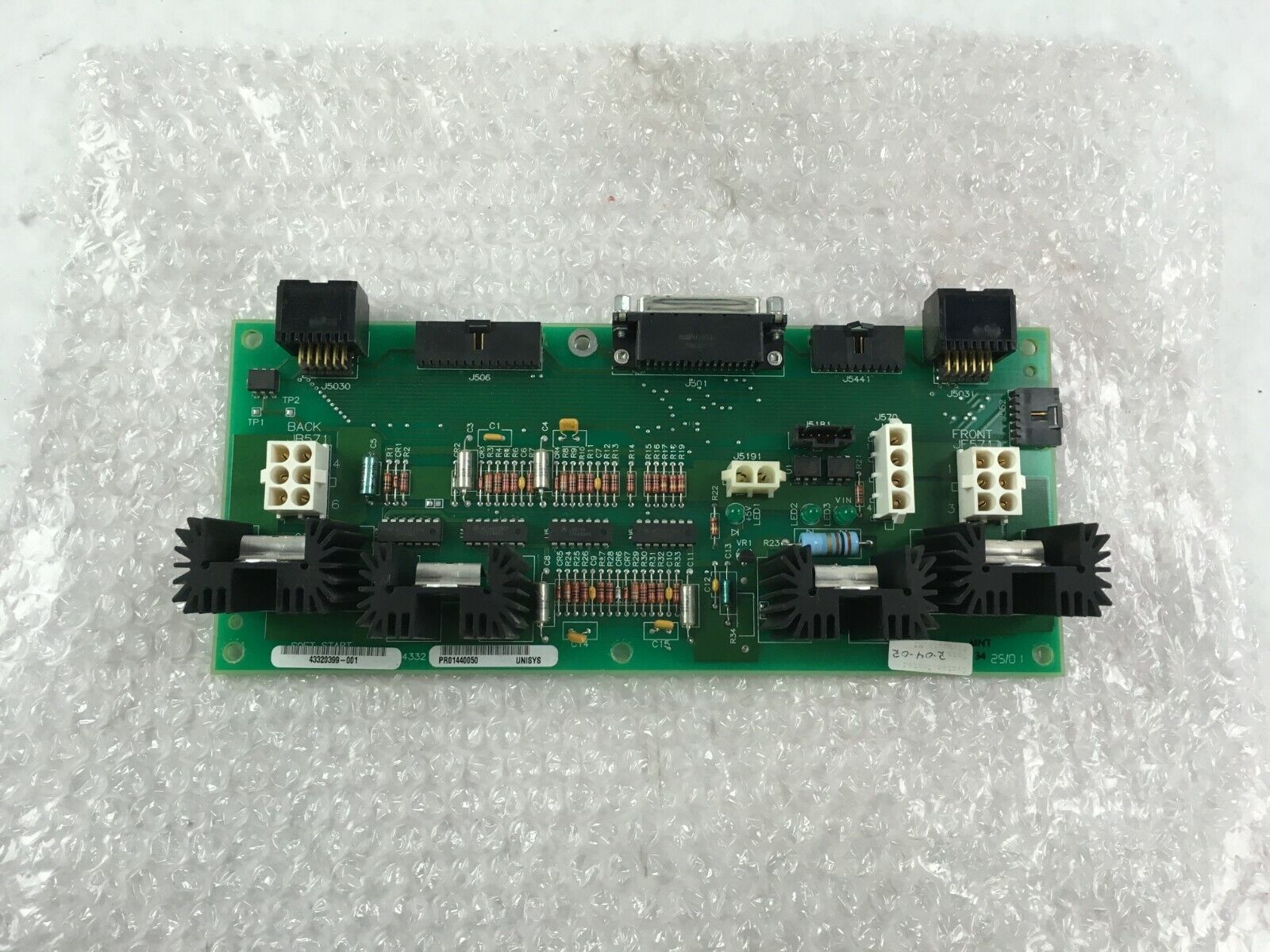 Unisys Soft Start Lamp Control 2 Board 43320399-001 JB571