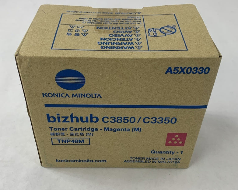 Konica Minolta Bizhub C3850/C3350 A5X0330 Magenta Toner Cartridge