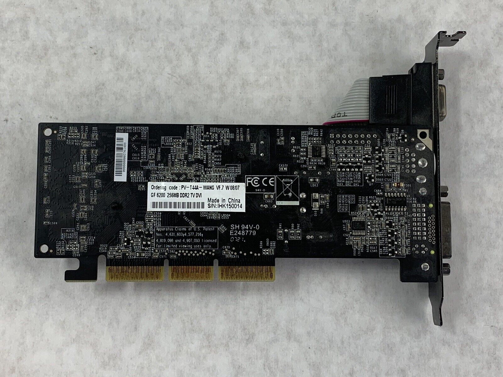 Xfx NVIDIA PV-T44A-WANG GeForce 6200 256MB DDR2 Video Card GPU