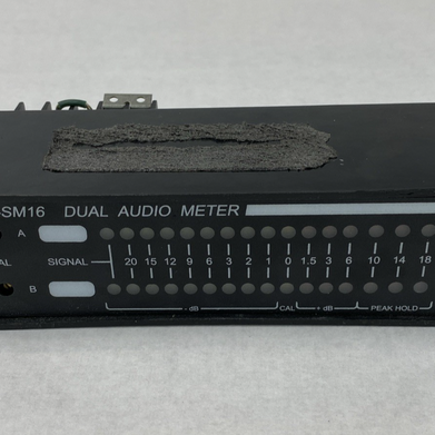 RU-SM16 Dual Audio Meter Untested