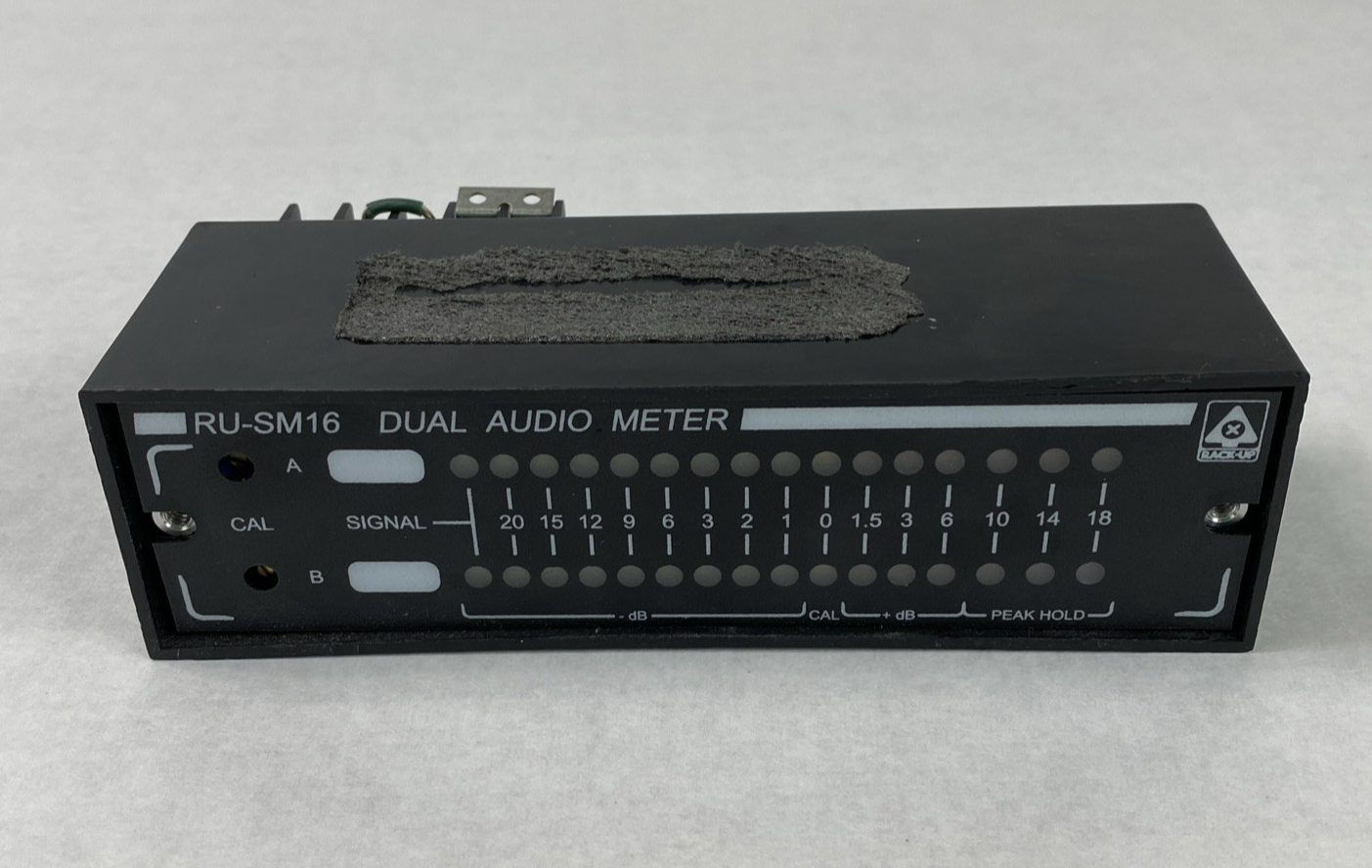 RU-SM16 Dual Audio Meter Untested