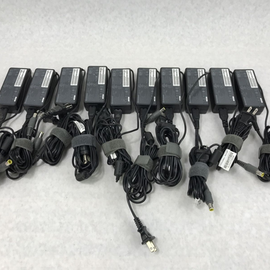 Lot of 10 Lenovo ADLX65NCT2A Thinkpad Laptop Charger AC Adapter 20V 3.25A 65W