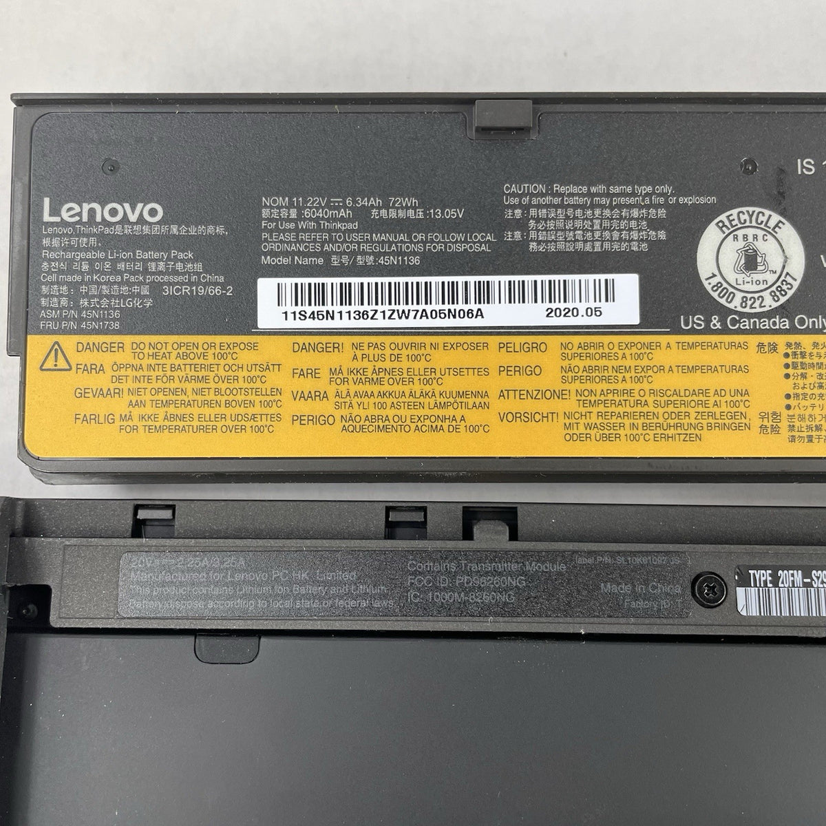 Lenovo ThinkPad T460 14" i5-6300U 2.40 GHz 8 GB RAM No SSD/OS/AC16