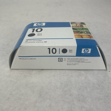 Genuine HP 10 C4844A Black Printer Ink Cartridge Sealed Expired