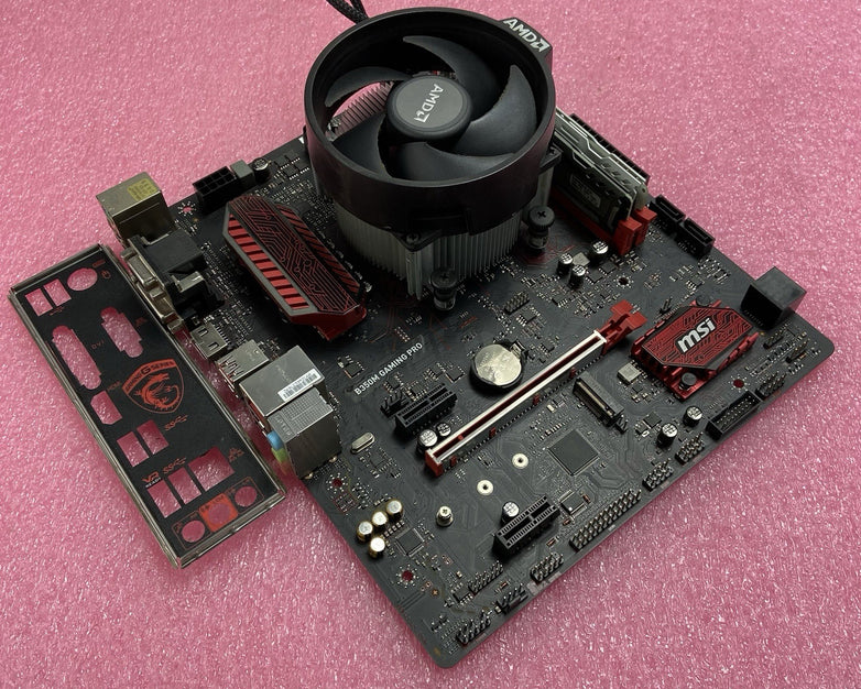 MSI MS-B350M Gaming Pro Motherboard AMD Ryzen 5 1600 3.2GHz 16GB RAM w/IO Shield
