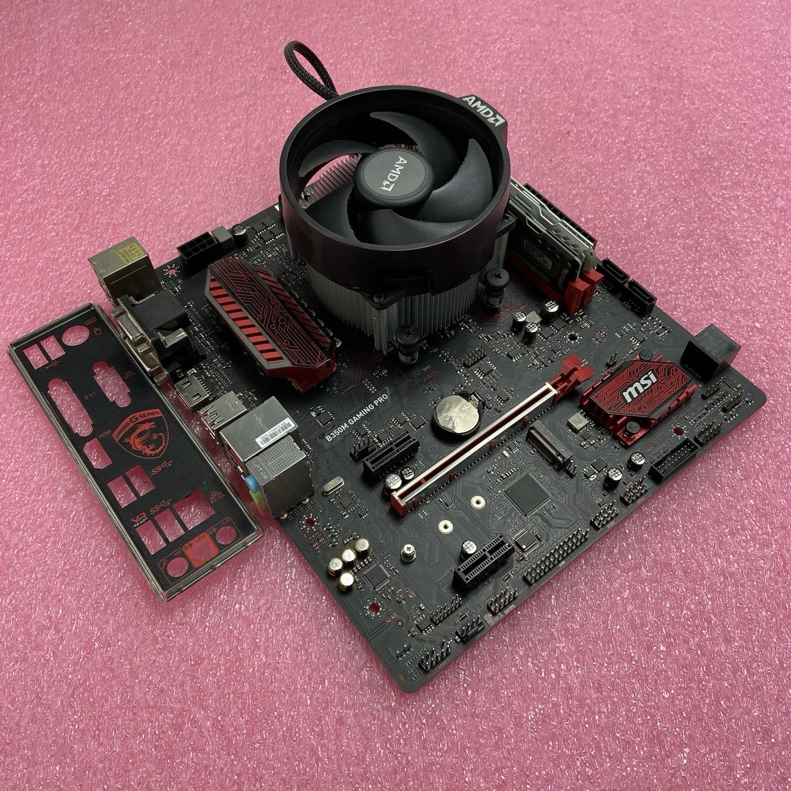 MSI MS-B350M Gaming Pro Motherboard AMD Ryzen 5 1600 3.2GHz 16GB RAM w/IO Shield0