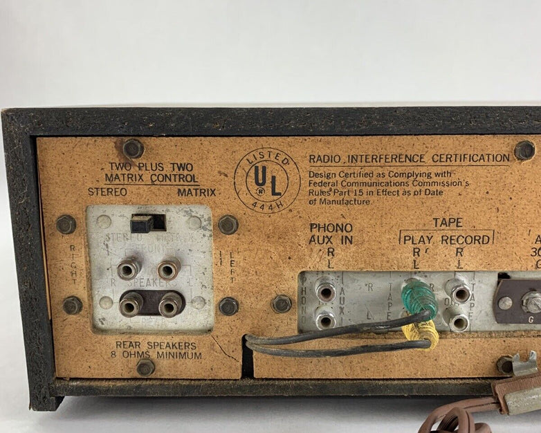 Zenith F680W Stereo 8 Eight Track Player Digilite Receiver For Parts and Repair