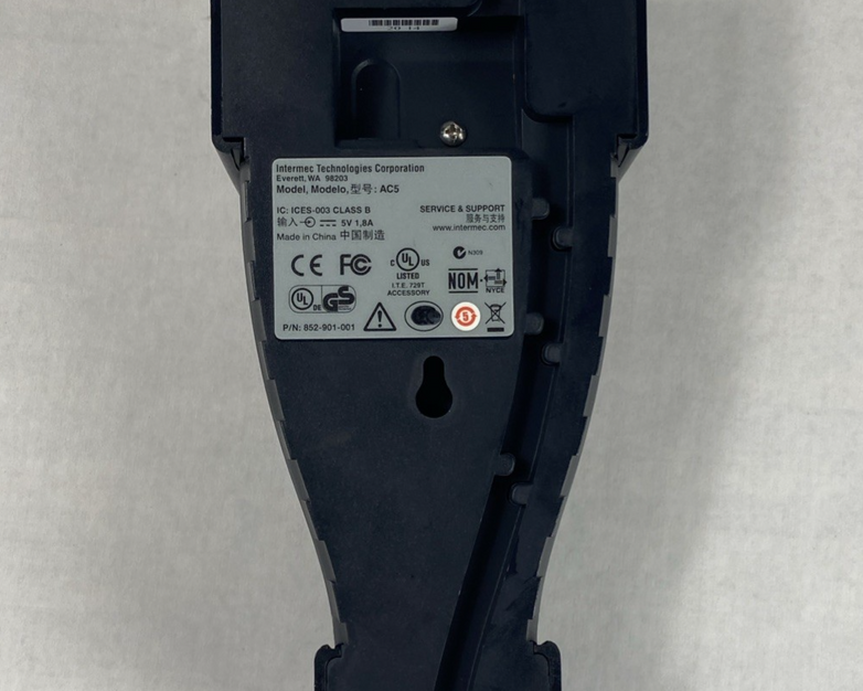 Intermec AC5 5V 1.8A 852-901-001 Charging Cradle No Power Supply