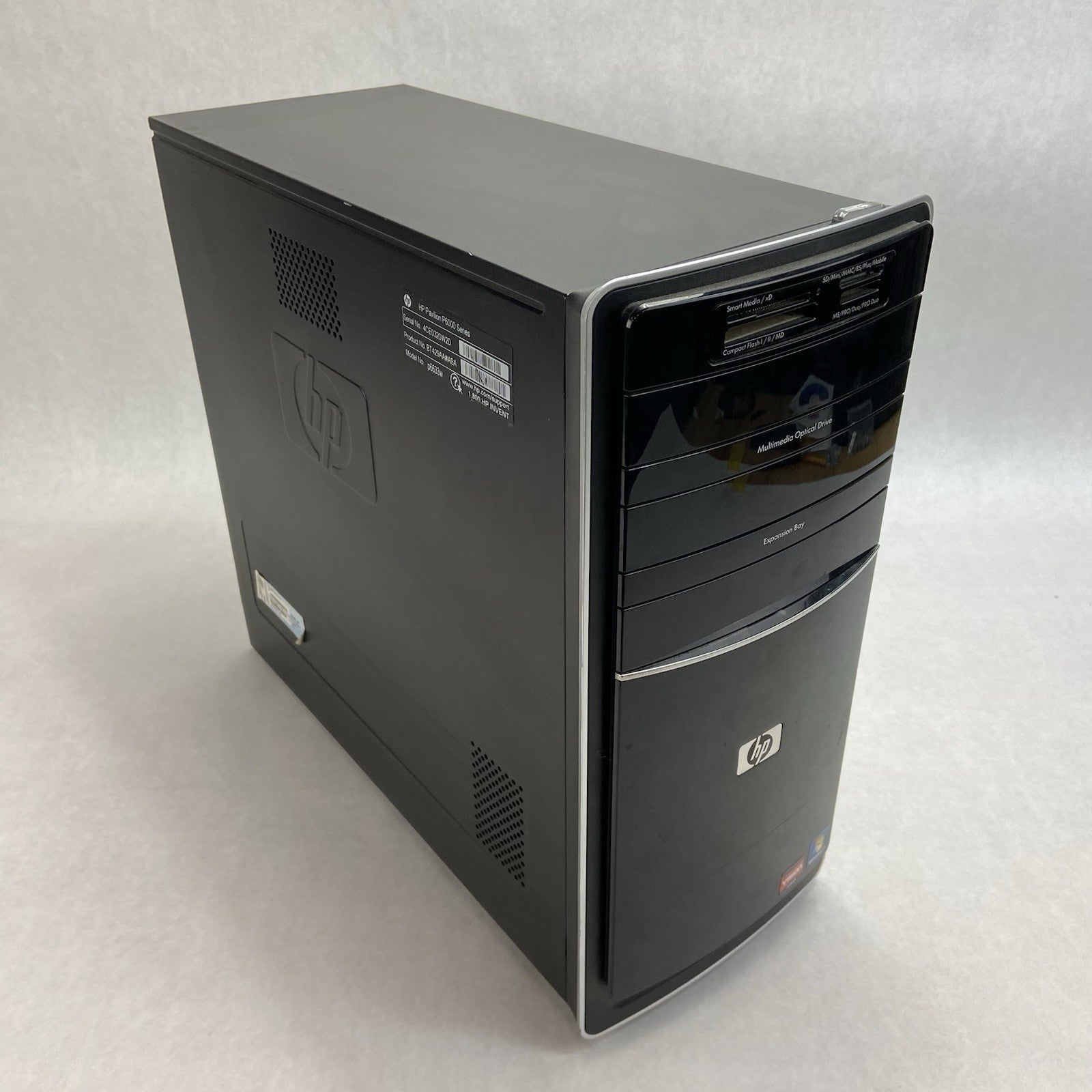 HP Pavilion P6633W MT AMD Athlon 2 x2 225 3.1GHz 4GB RAM No HDD No OS0