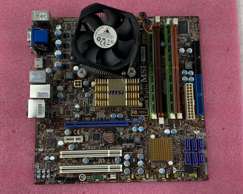 Micro-Star MS-7521 Motherboard Pentium Dual-Core E5300 2.6GHz 4GB RAM