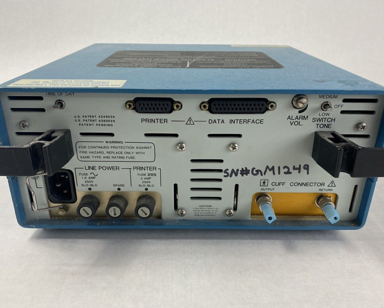 Critikon 1846 SX Dinamap Vital Signs Monitor Blood Pressure Monitor Untested