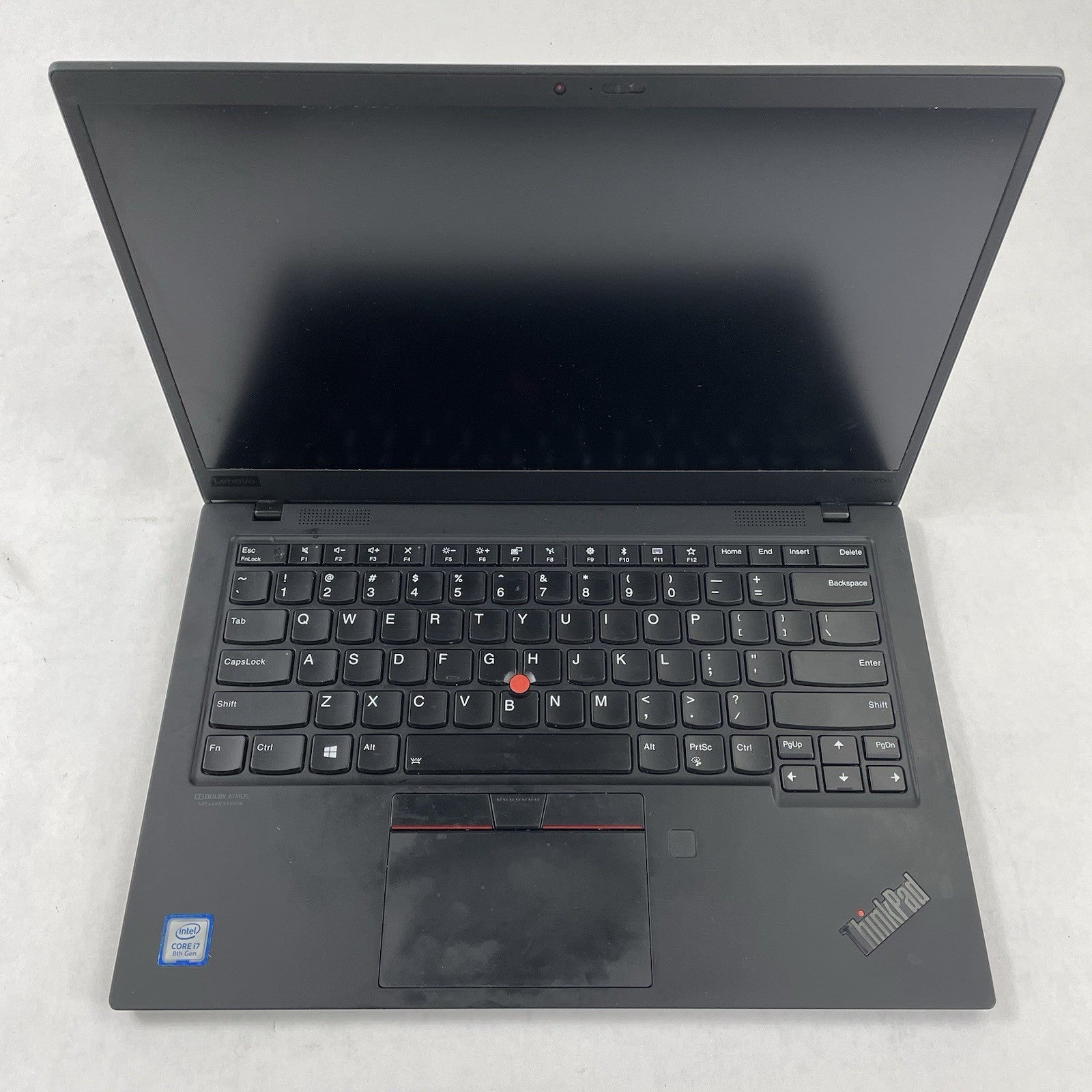 Lenovo ThinkPad X1 Carbon 7Gen i7-8565U 1.8GHz 16GB RAM No SSD/OS/AC/Batt - READ1