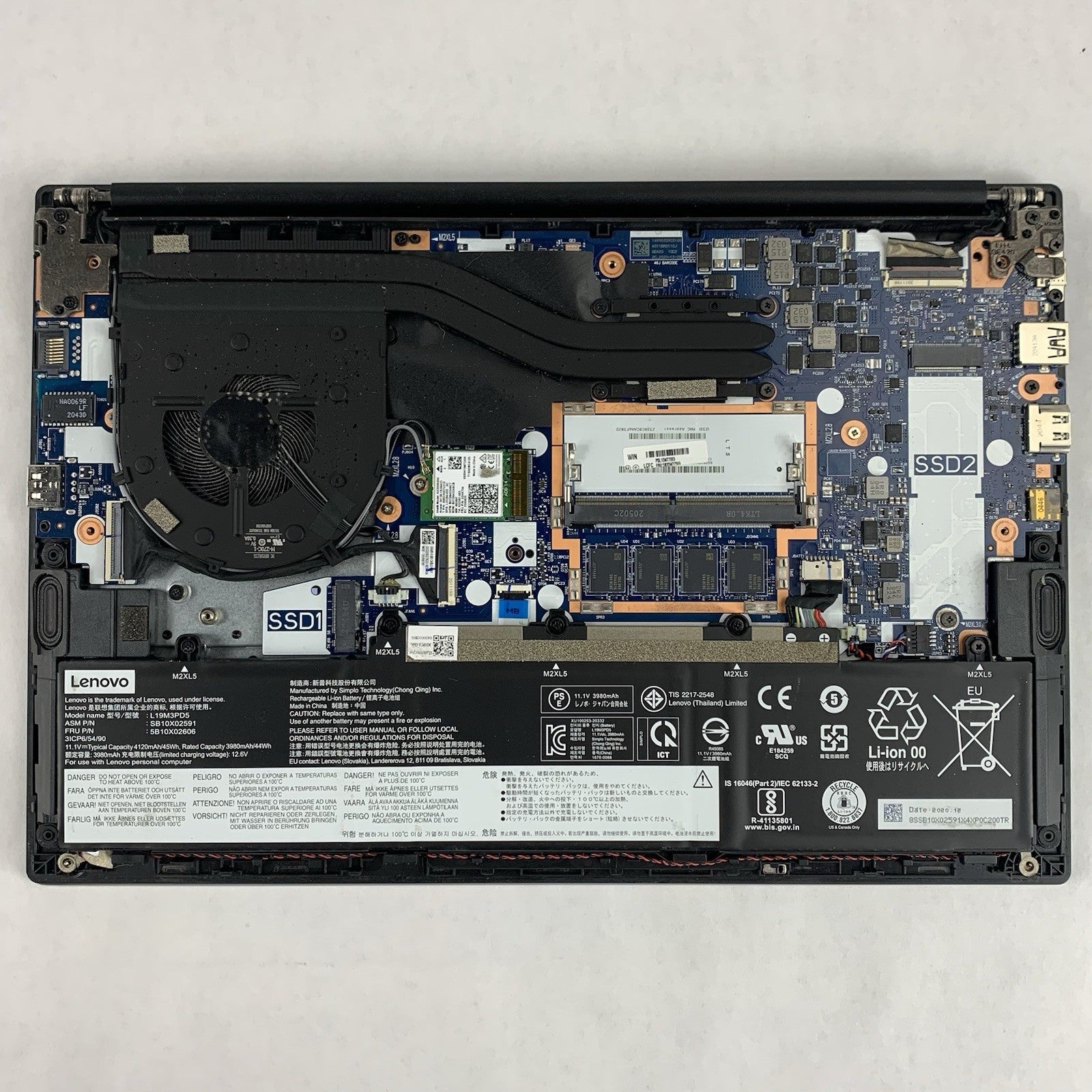 Lenovo ThinkPad E14 Gen 2 Ryzen 5 4500U 2.375 GHz 8 GB Ram No OS/SSD/AC/Pagedown11