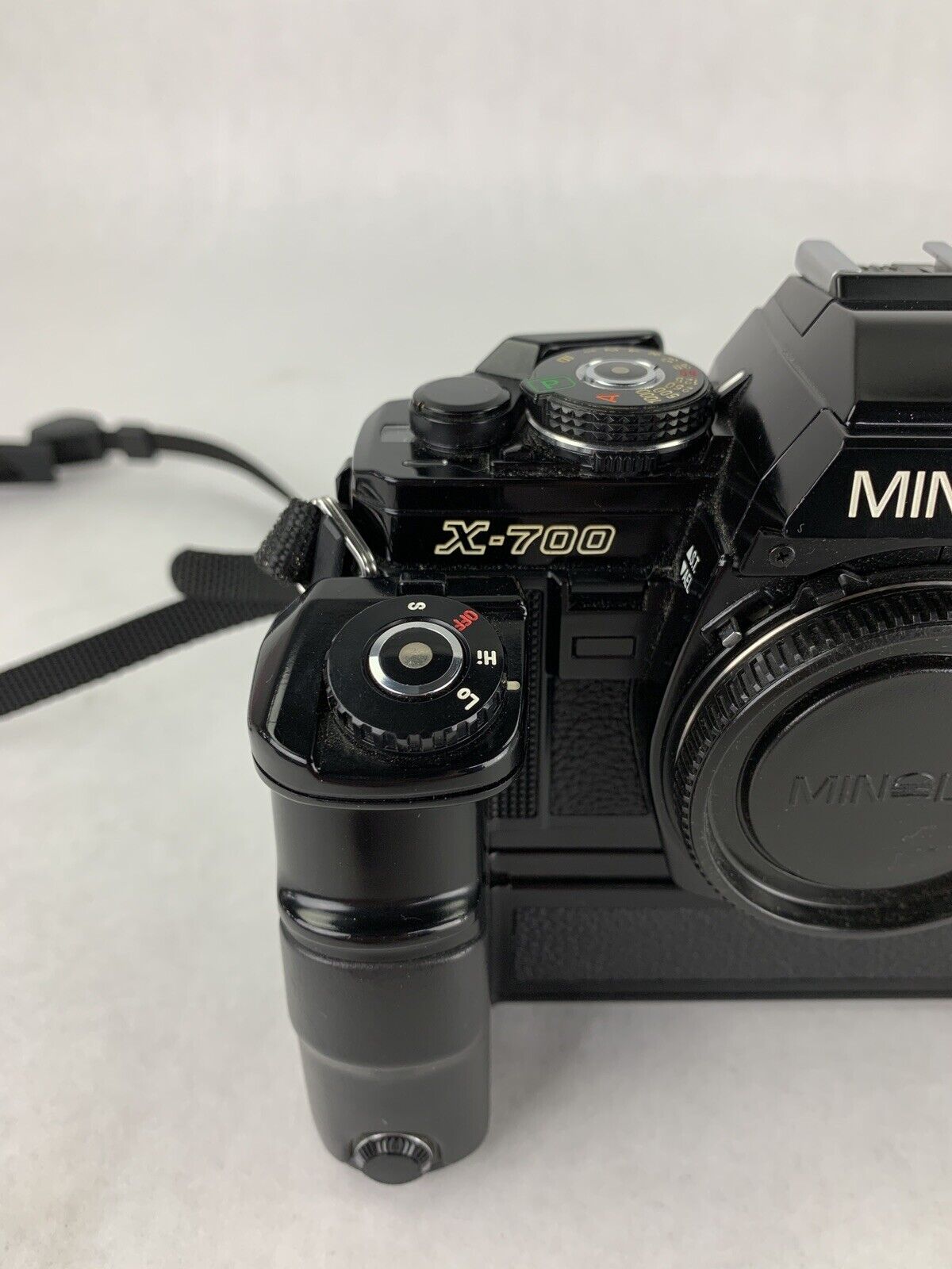 Minolta X-700 35mm SLR Film Camera w/ 70-210mm Lens Bad Mode Selector For Parts