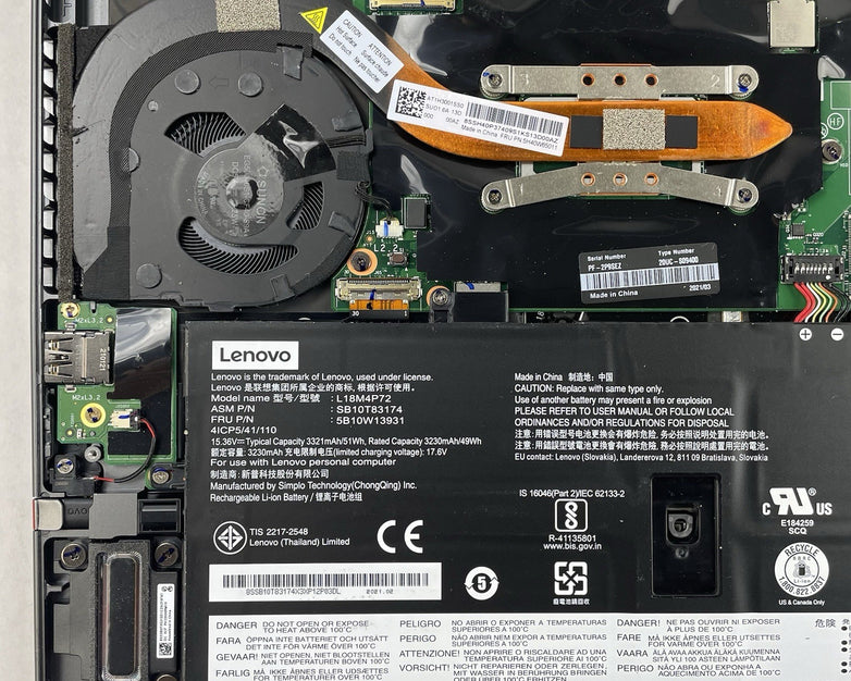 Lenovo ThinkPad X1 Yoga Gen5 14" i5-10310U 1.70 GHz 8 GB RAM No SSD/OS/AC
