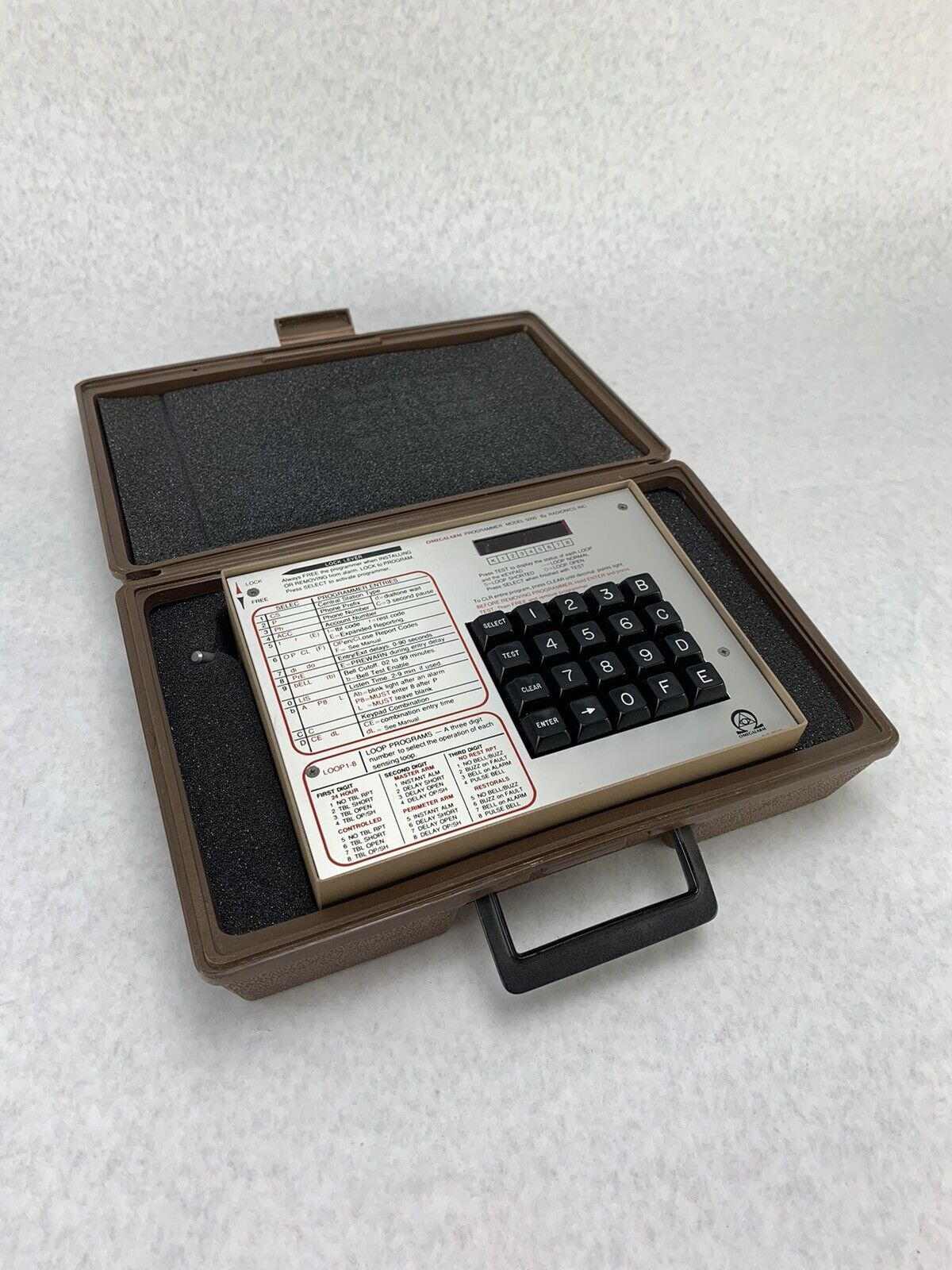 Omegalarm Programmer 5000 with Hard Case