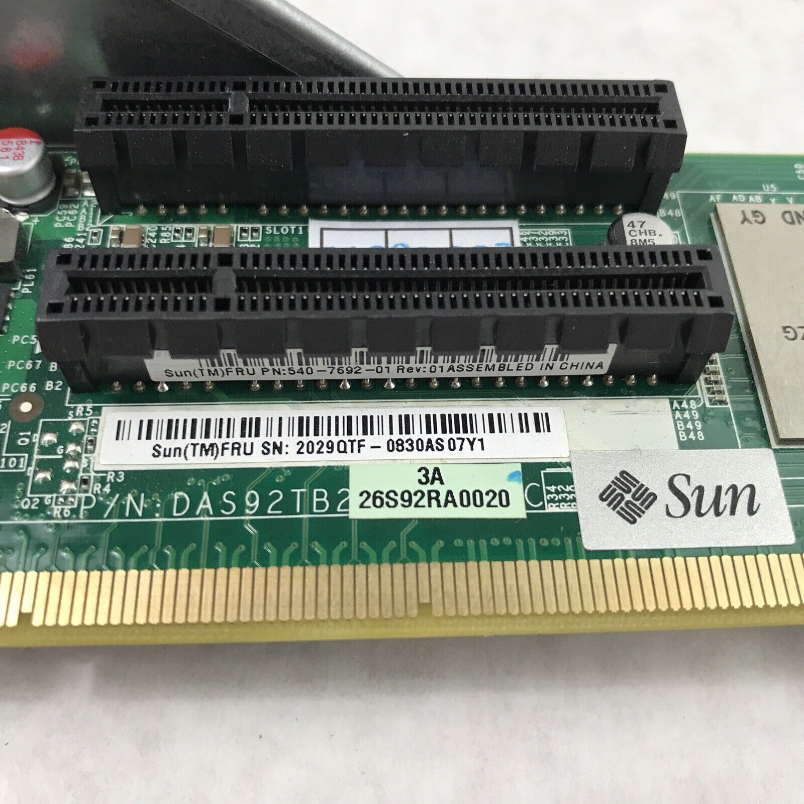 SUN 2029QTF PCI Riser Module (Lot of 3)