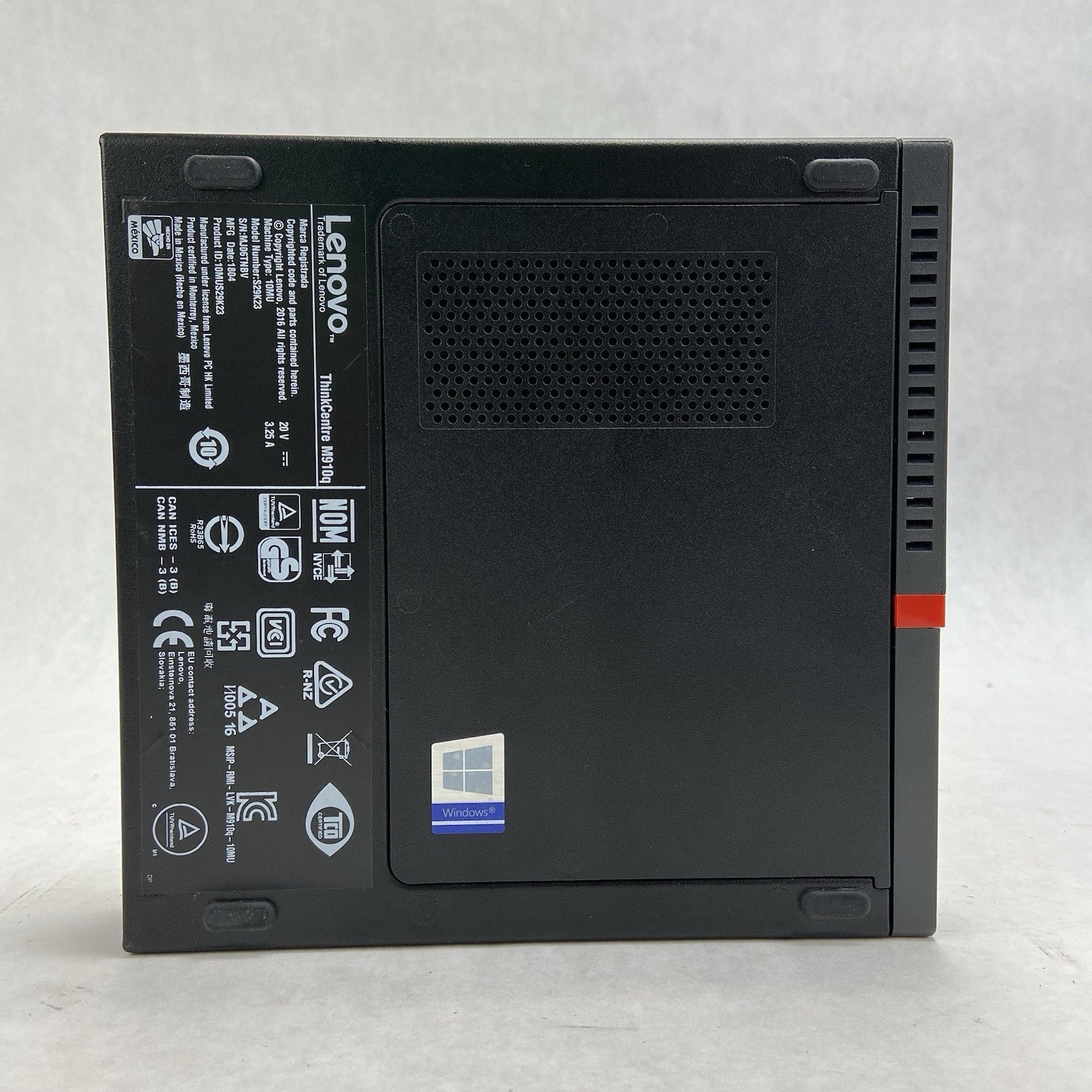 Lenovo ThinkCentre M910q Micro Intel Core i5-6500T 2.5GHz 8GB RAM No HDDOSAC4