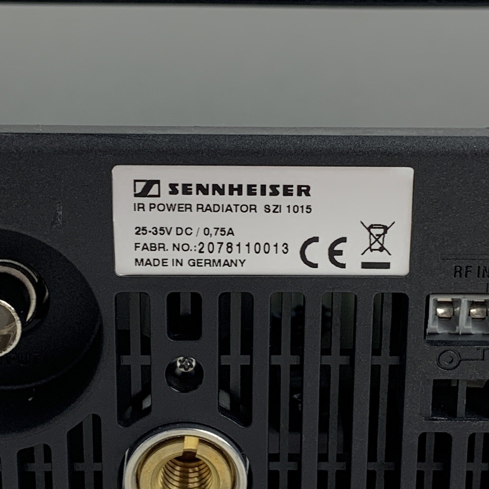Sennheiser SZI 1015 2W Infrared Radiator Emitter Untested