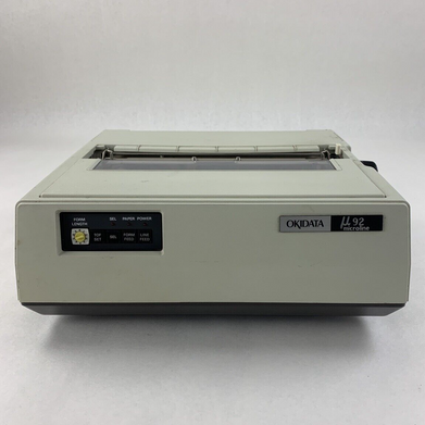 Okidata u92 Microline 9-Pin Vintage Dot Matrix Self Tested