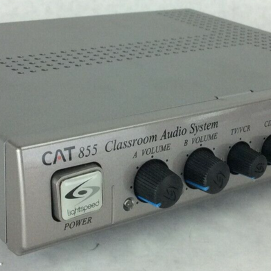 Lightspeed AMP-855 CAT855 Classroom Audio System TESTED No Bundled PSU