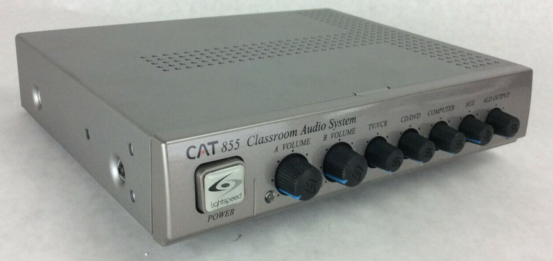 Lightspeed AMP-855 CAT855 Classroom Audio System TESTED No Bundled PSU