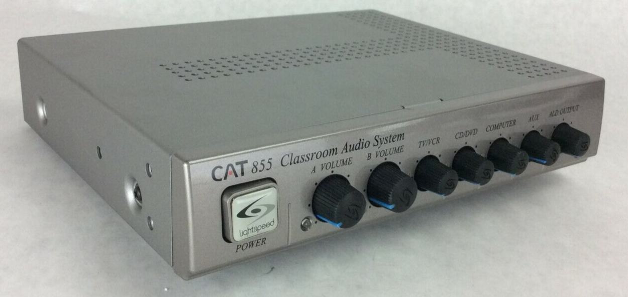 Lightspeed AMP-855 CAT855 Classroom Audio System TESTED No Bundled PSU