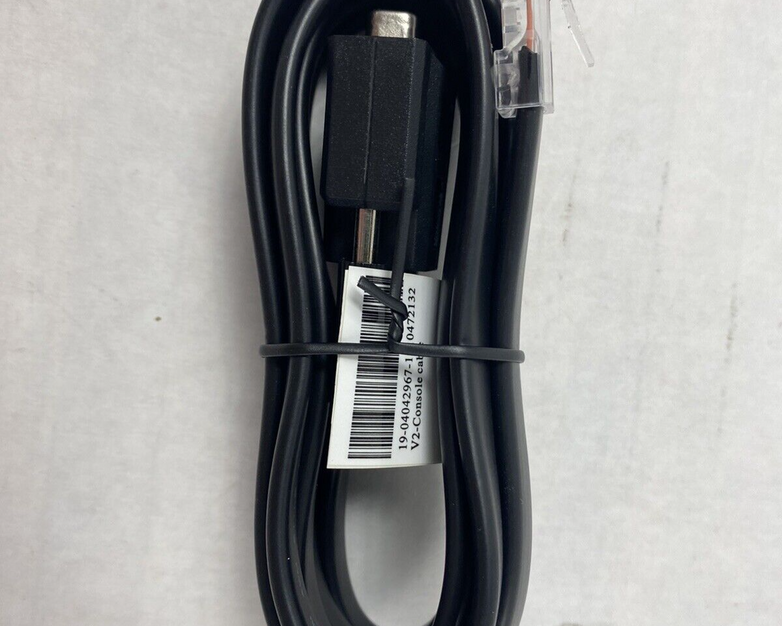 Lot of 5 Dell 0C206M Cat5 RJ-45 To Serial DB-9 Female Switch Console Cable