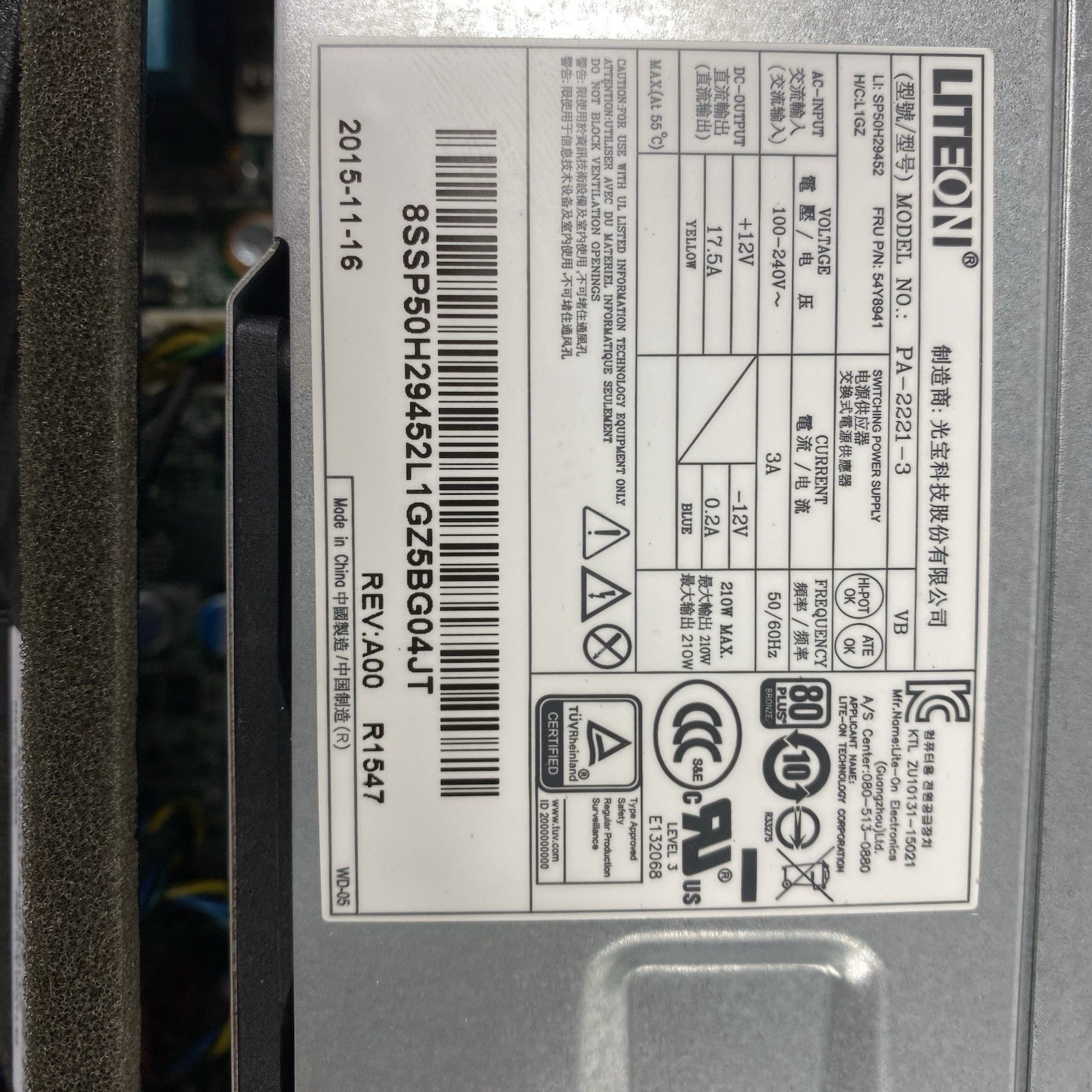 Lenovo ThinkCentre M900 SFF Intel Core i5-6500t 3.20GHz 8GB RAM No HDD No OS