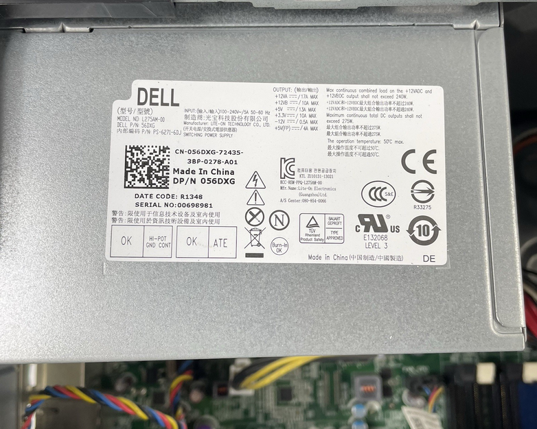Dell Optiplex 7010 MT i5-3470 3.20 GHz 4 GB RAM No HDD/OS