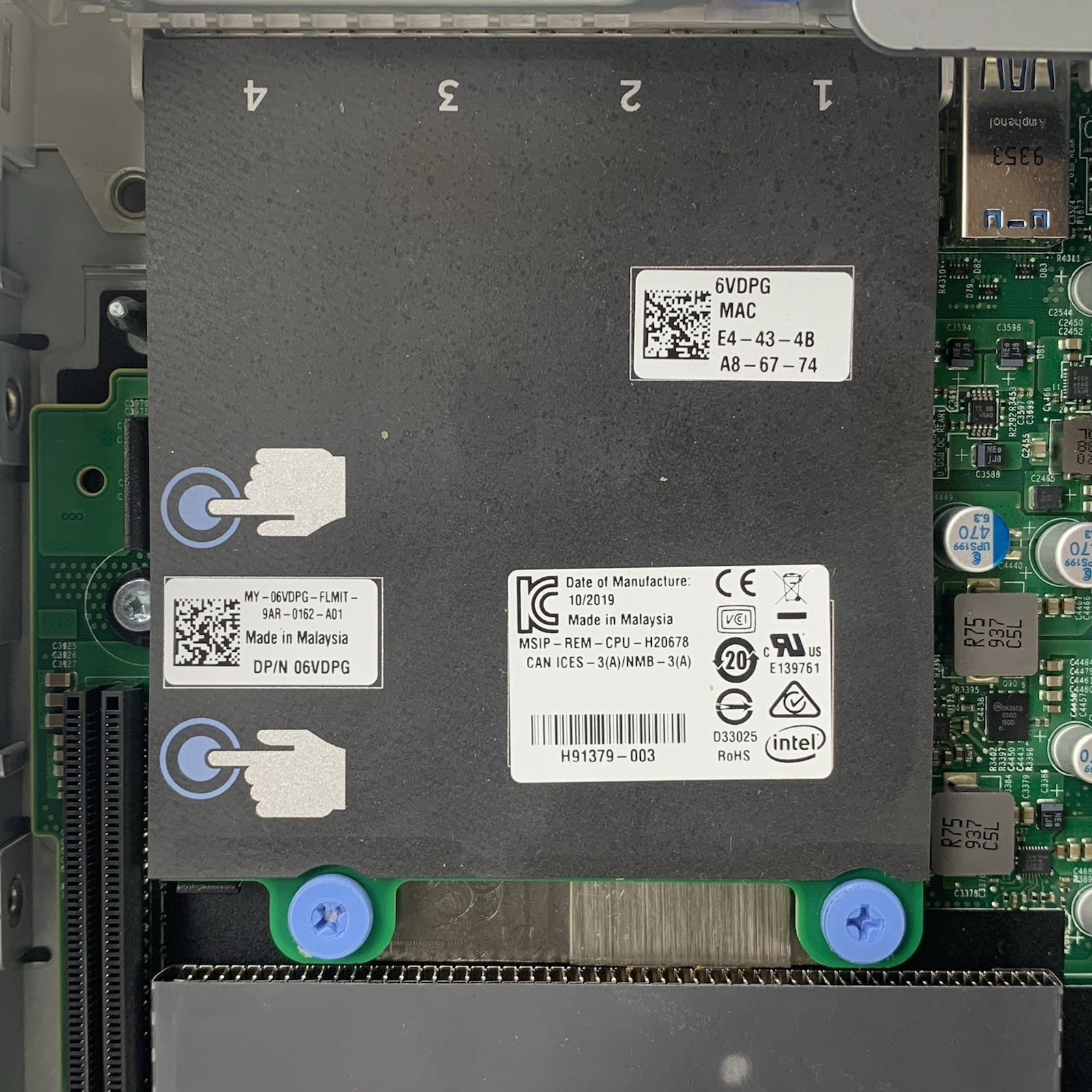 Dell PowerEdge R640 1U 8SFF Server 2x Gold 6238 2.1 GHz 64 GB H740 No OS No HDD14