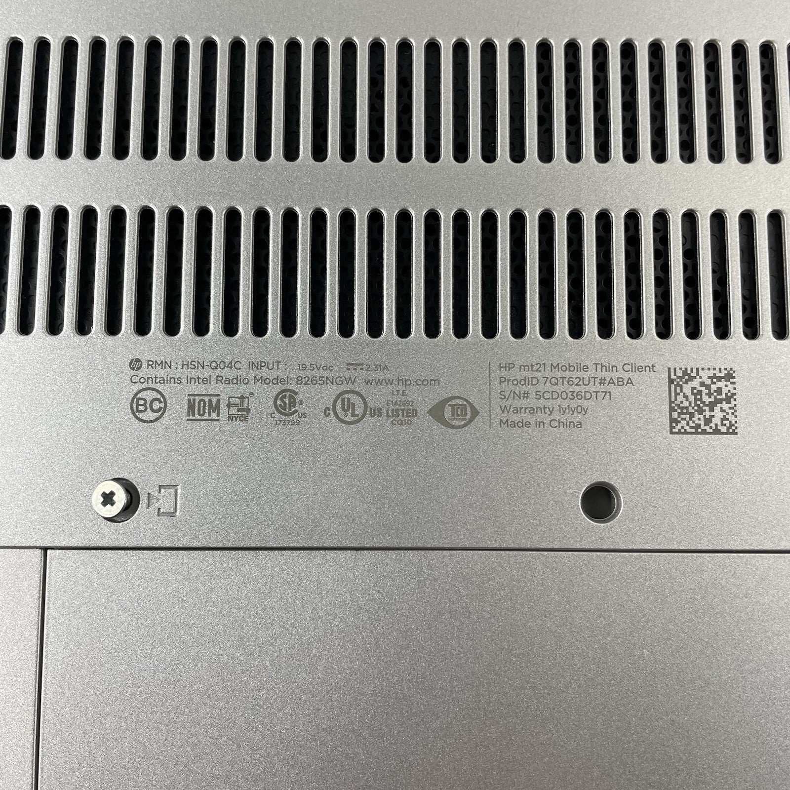 HP mt21 Client 14" Celeron 3867U 1.80 GHz 8 GB RAM No SSD/OS/AC14