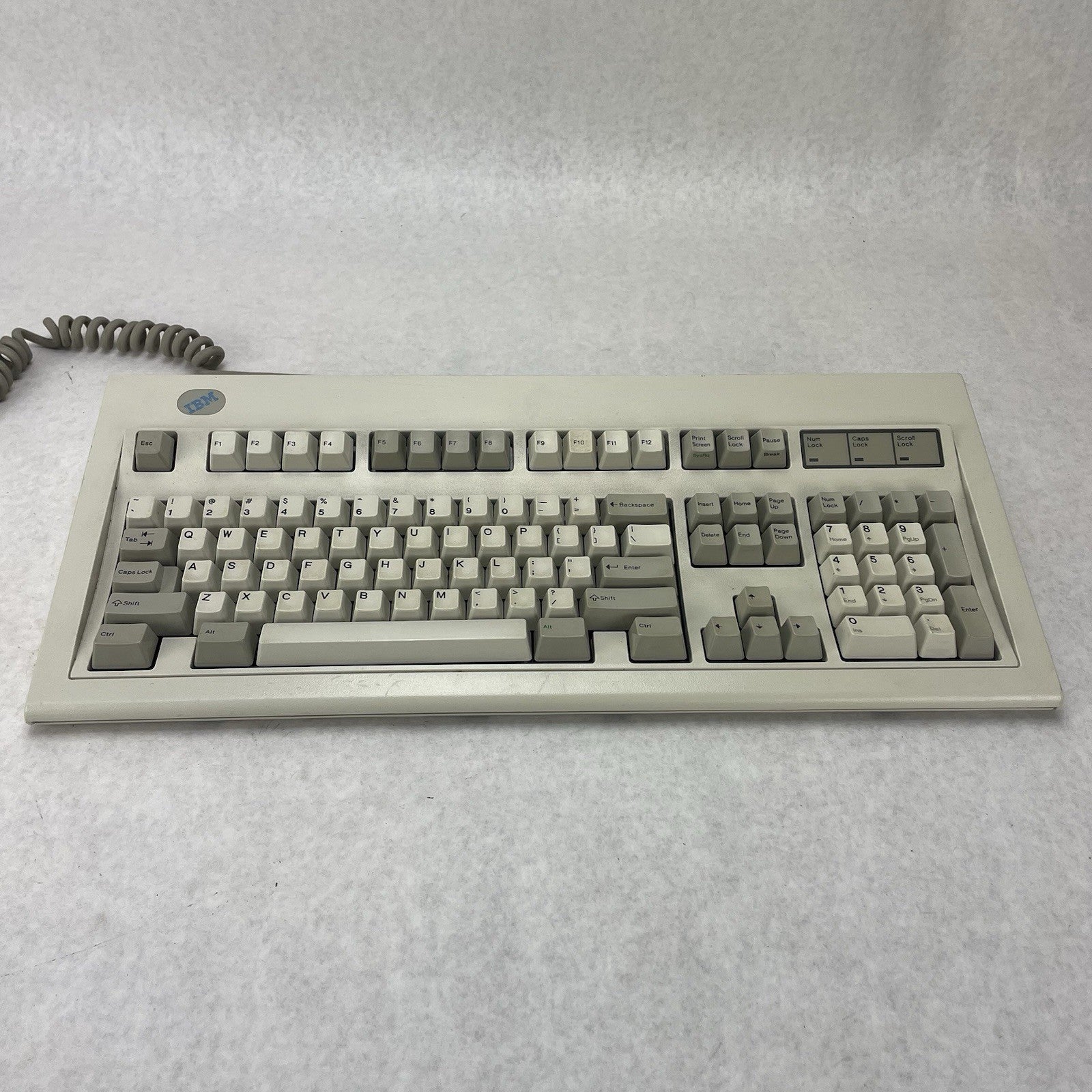 Vtg 1995 IBM Model M Clicky Mechanical Keyboard 92G7453 Lexmark Buckling Spring 1