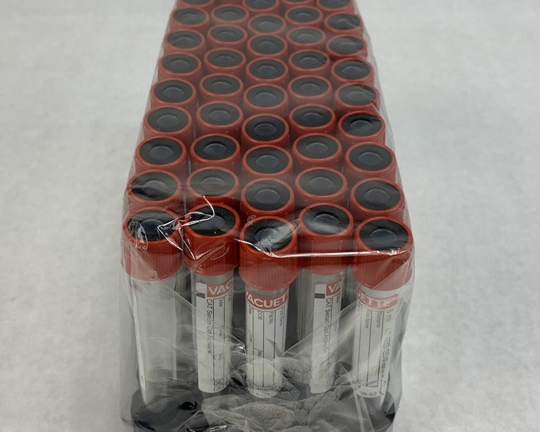 Vacuette 456089 6ml CAT Serum Clot Activator 13x100 50pcs Non-Ridged Tubes