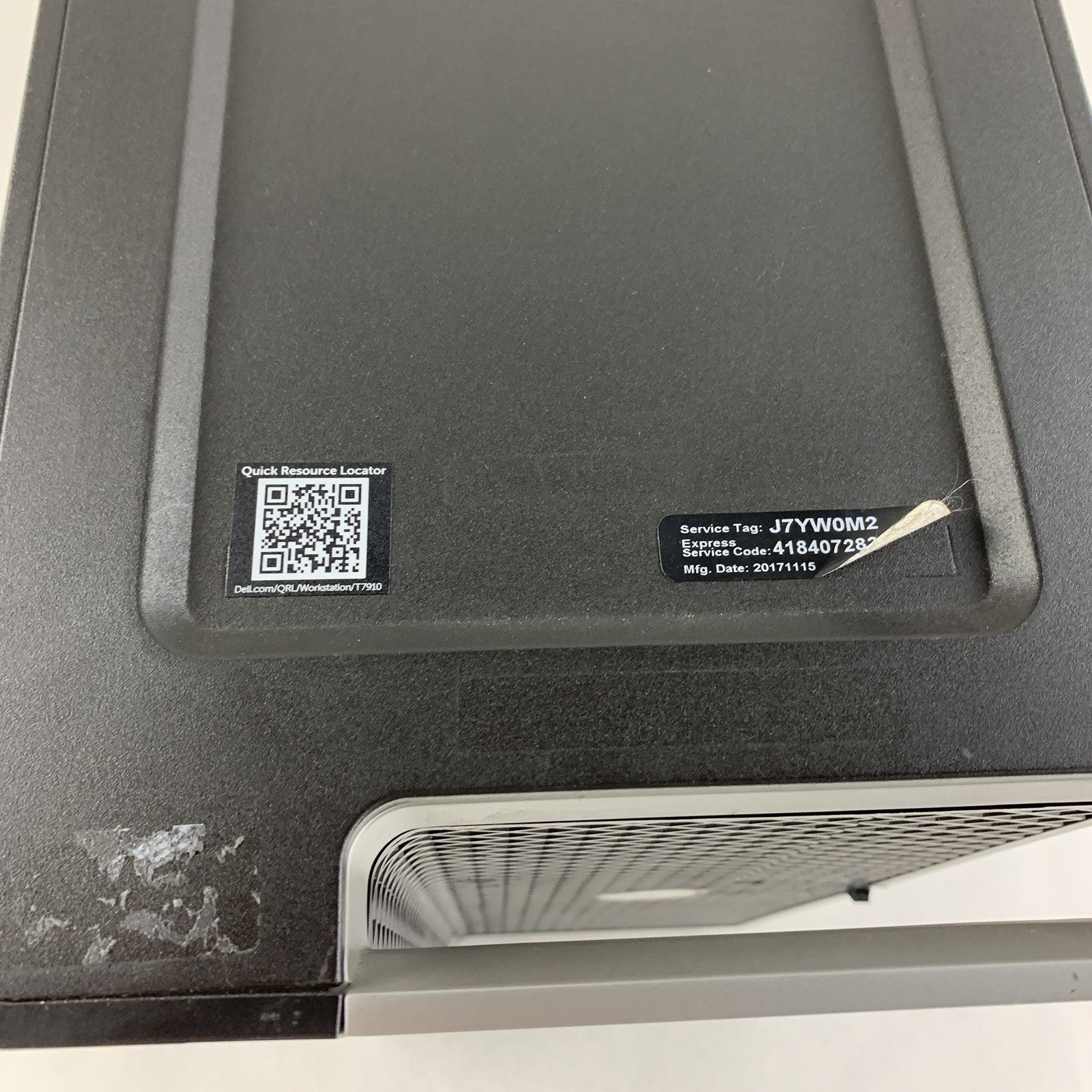 Dell Precision Tower 7910 Intel Xeon E5-2620V4 2.1 GHz 32 GB Ram No HDD No OS