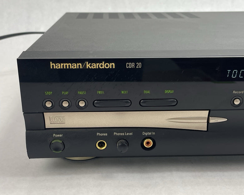 Harmon Kardon CDR 20 Dual CD Recoder For Parts or Repair