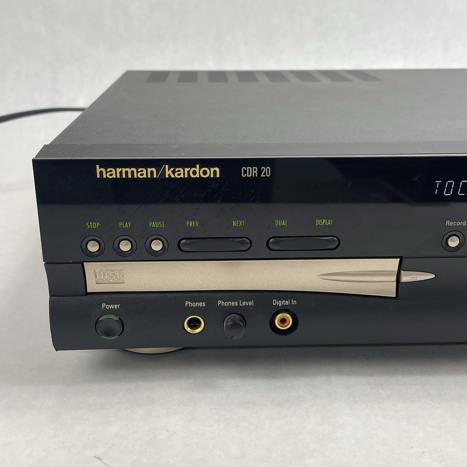 Harmon Kardon CDR 20 Dual CD Recoder For Parts or Repair2