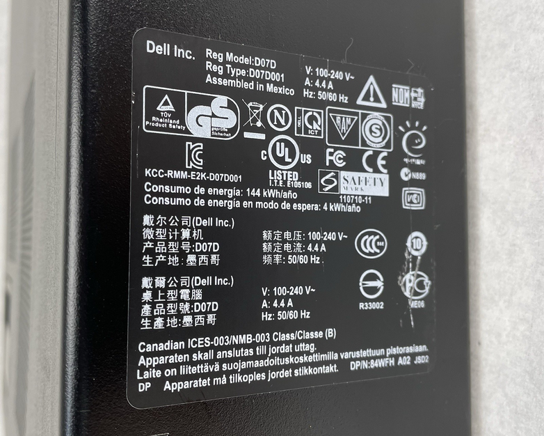 Dell Optiplex 390 DT Intel Core i5-2400 3.10 GHz 4 GB Ram No HDD No OS