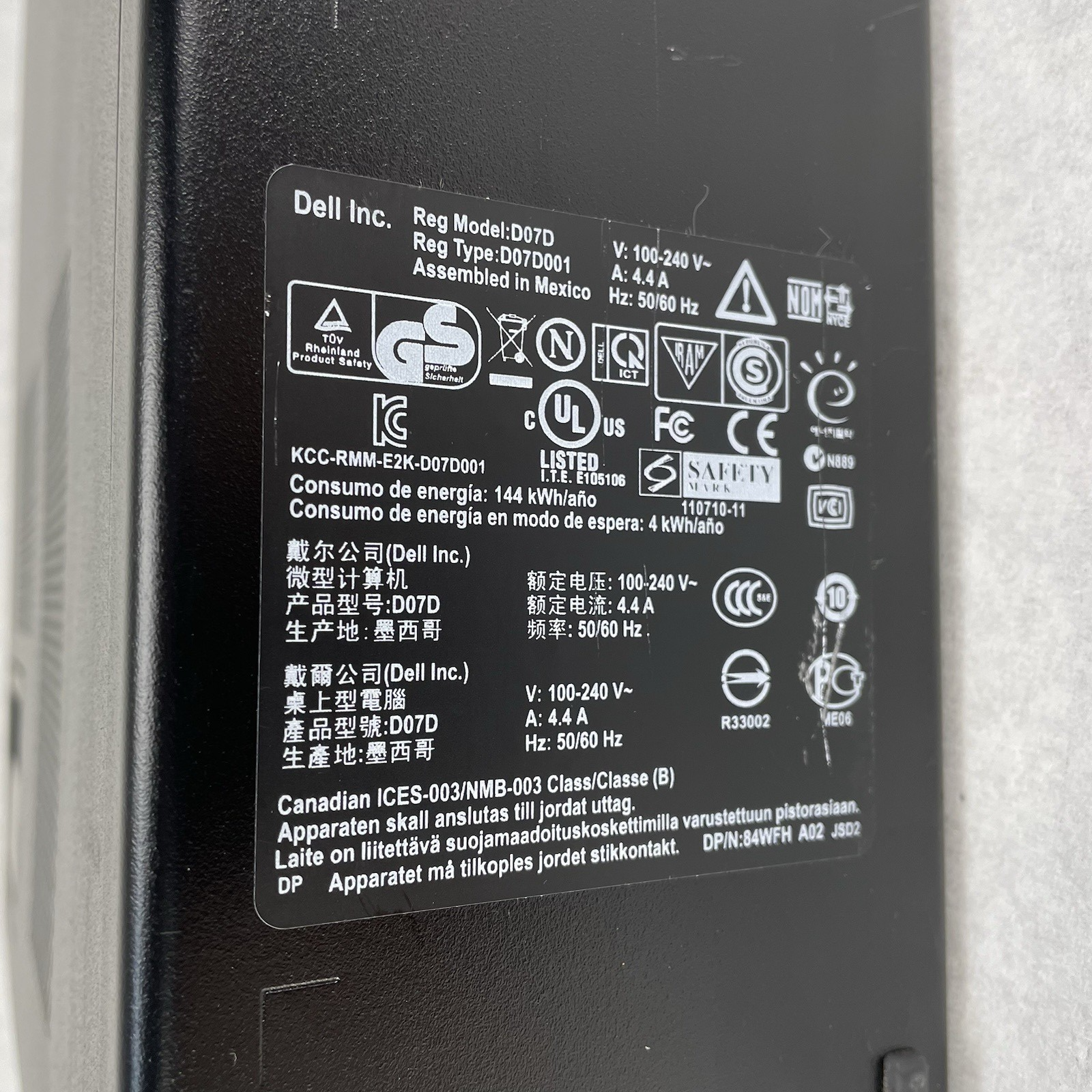 Dell Optiplex 390 DT Intel Core i5-2400 3.10 GHz 4 GB Ram No HDD No OS