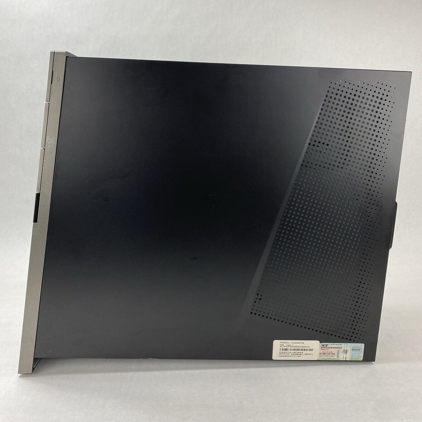 Asus CG5270 MT Intel Core 2 Quad Q8300 2.5GHz 8GB RAM No HDD No OS