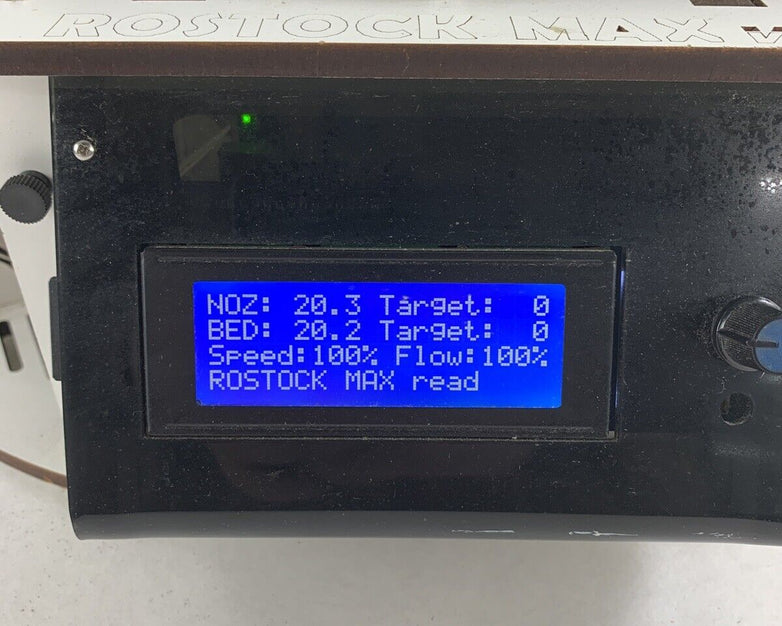 Rostock Max V2 ONYX-HB Desktop 3D Printer Power Tested