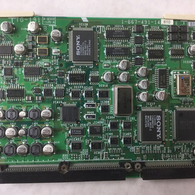 Genuine Sony Circuit Board (Removed from Betacam SX) 1-667-491-14 (Y8XXB8506)