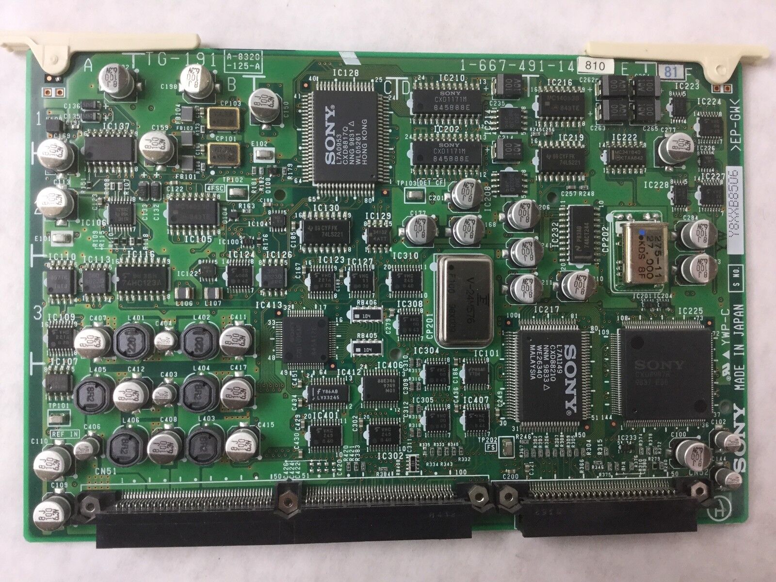 Genuine Sony Circuit Board (Removed from Betacam SX) 1-667-491-14 (Y8XXB8506)